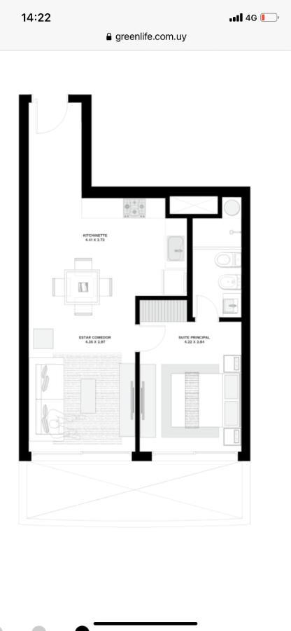 Green Life Full Amenities Punta del Este Exteriör bild